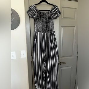 Striped Jumpsuit